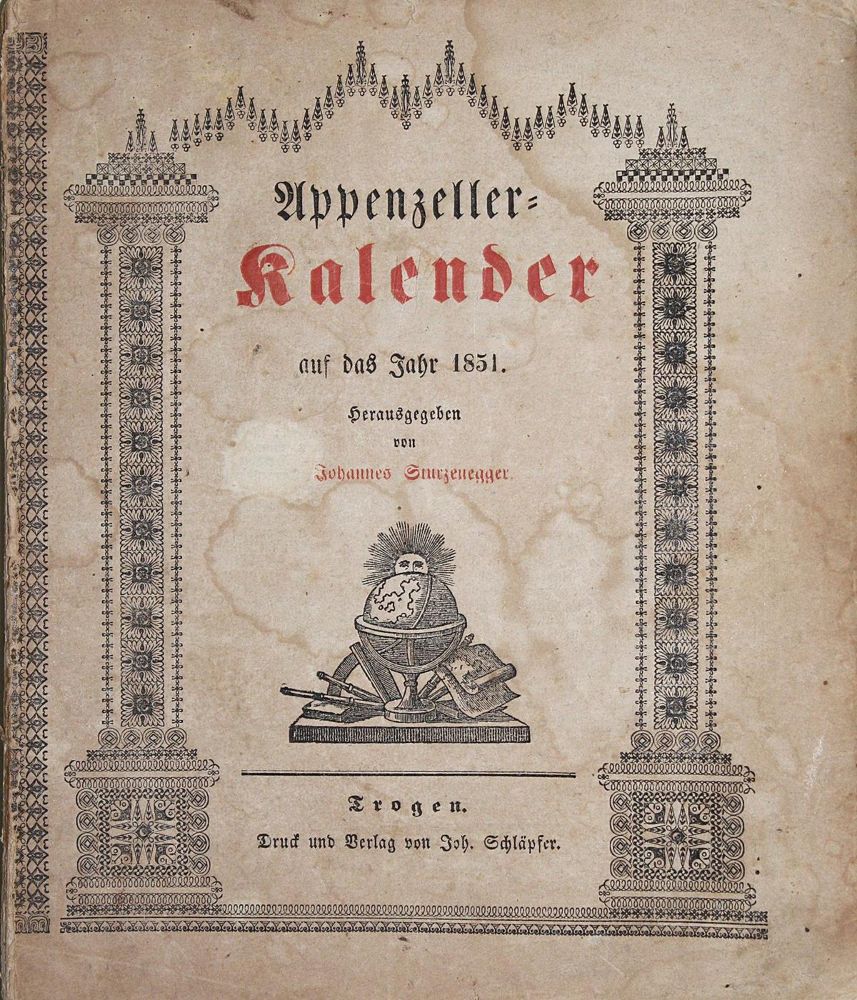 Große Abbildung Nr.1: 122-1170 Führer durch den Kanton Appenzell, Der.: (Schweiz, Appenzell)