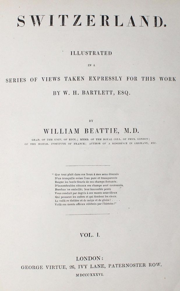 Große Abbildung Nr.1: 122-1173 Beattie,W.: (Schweiz)