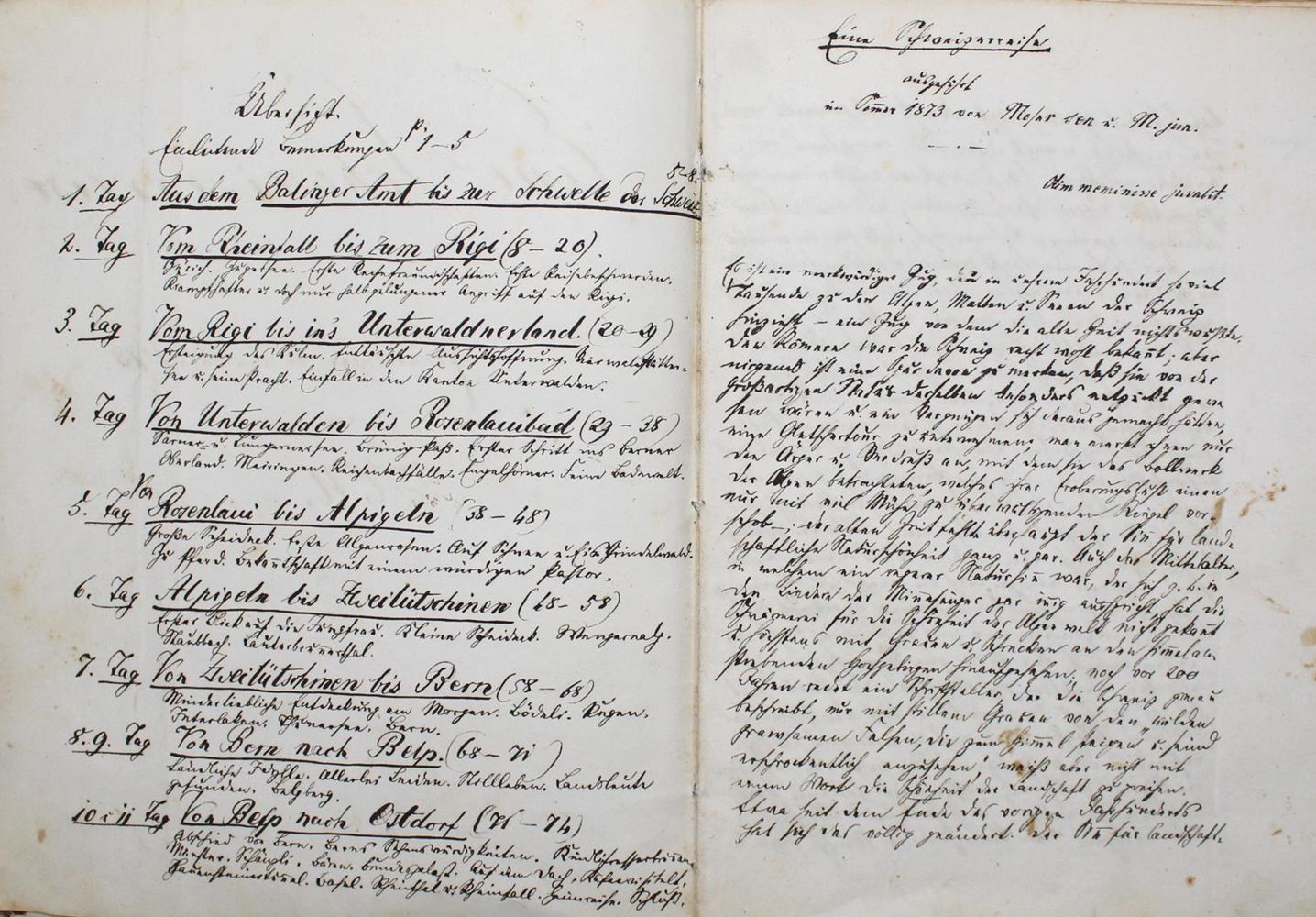 Große Abbildung Nr.2: 122-1178 Moser,H.: (Schweiz, Handschriften)