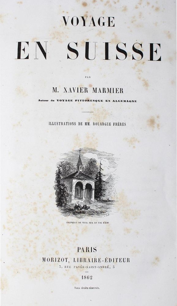 Große Abbildung Nr.1: 122-1184 Marmier,X.: (Schweiz)