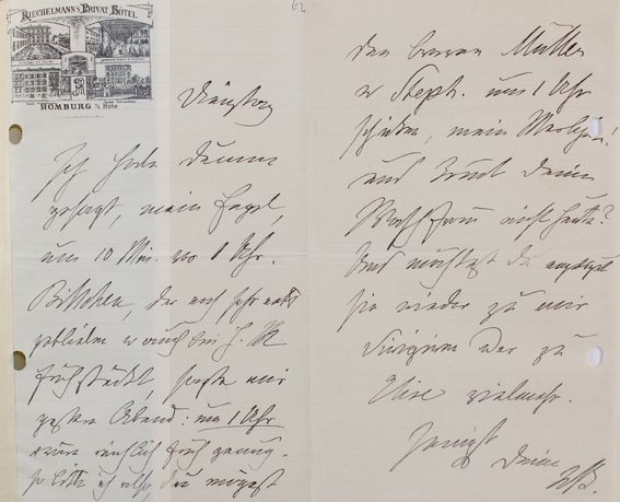 Große Abbildung Nr.4: 122-1248 Bismarck, Johanna von: (Autographen)
