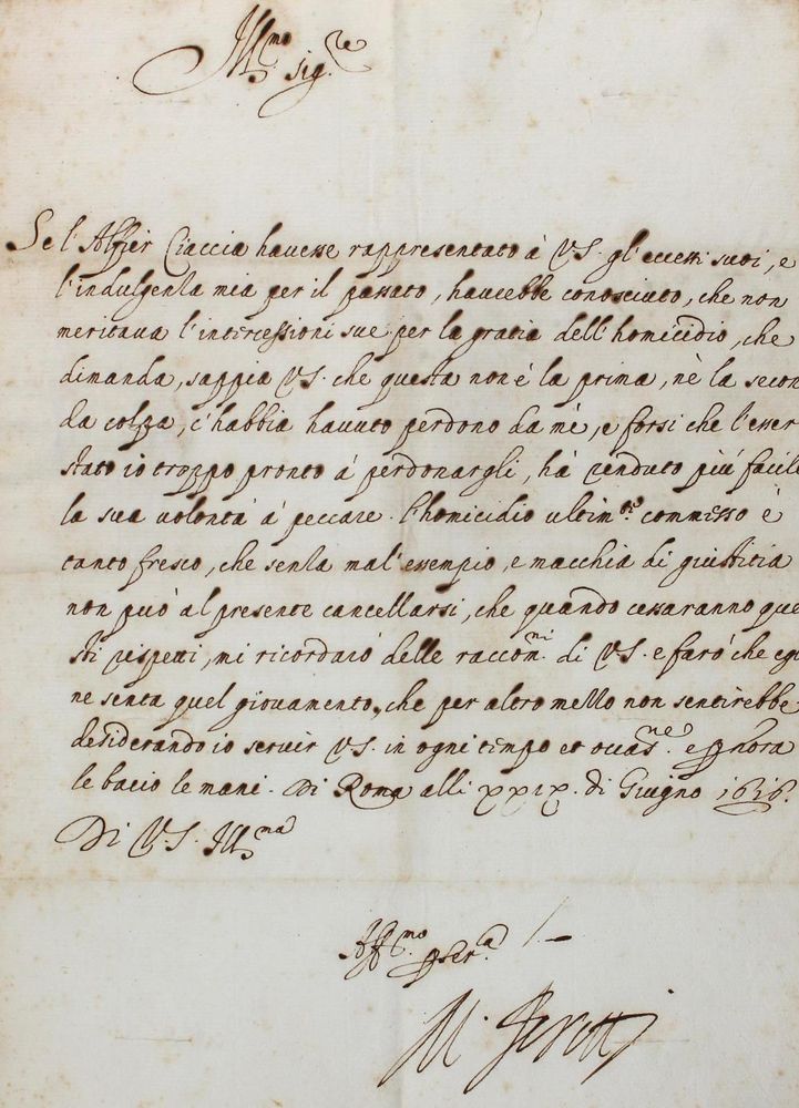 Große Abbildung Nr.1: 122-1272 Peretti, Michele,: (Autographen)