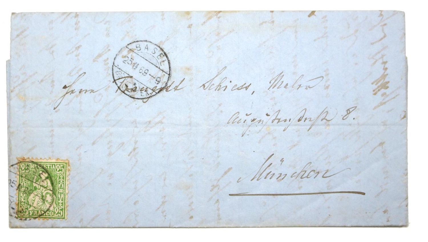 Große Abbildung Nr.1: 122-1275 Schiess-Gemuseus, Heinrich,: (Autographen)