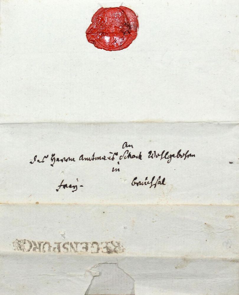 Große Abbildung Nr.1: 122-1277 Steigentesch, Andreas Freiherr von: (Autographen)