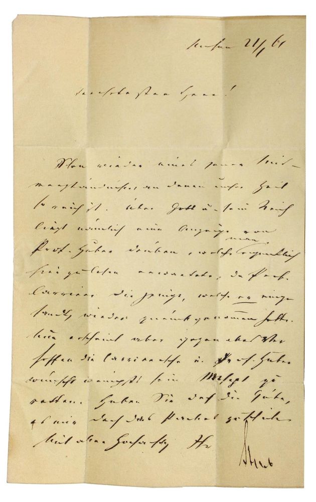 Große Abbildung Nr.1: 122-1278 Steub, Ludwig,: (Autographen)
