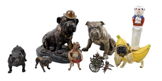 Große Abbildung Nr.1: 122-1320 Mops u. Bulldoggen.: (Varia, Sammlungen)