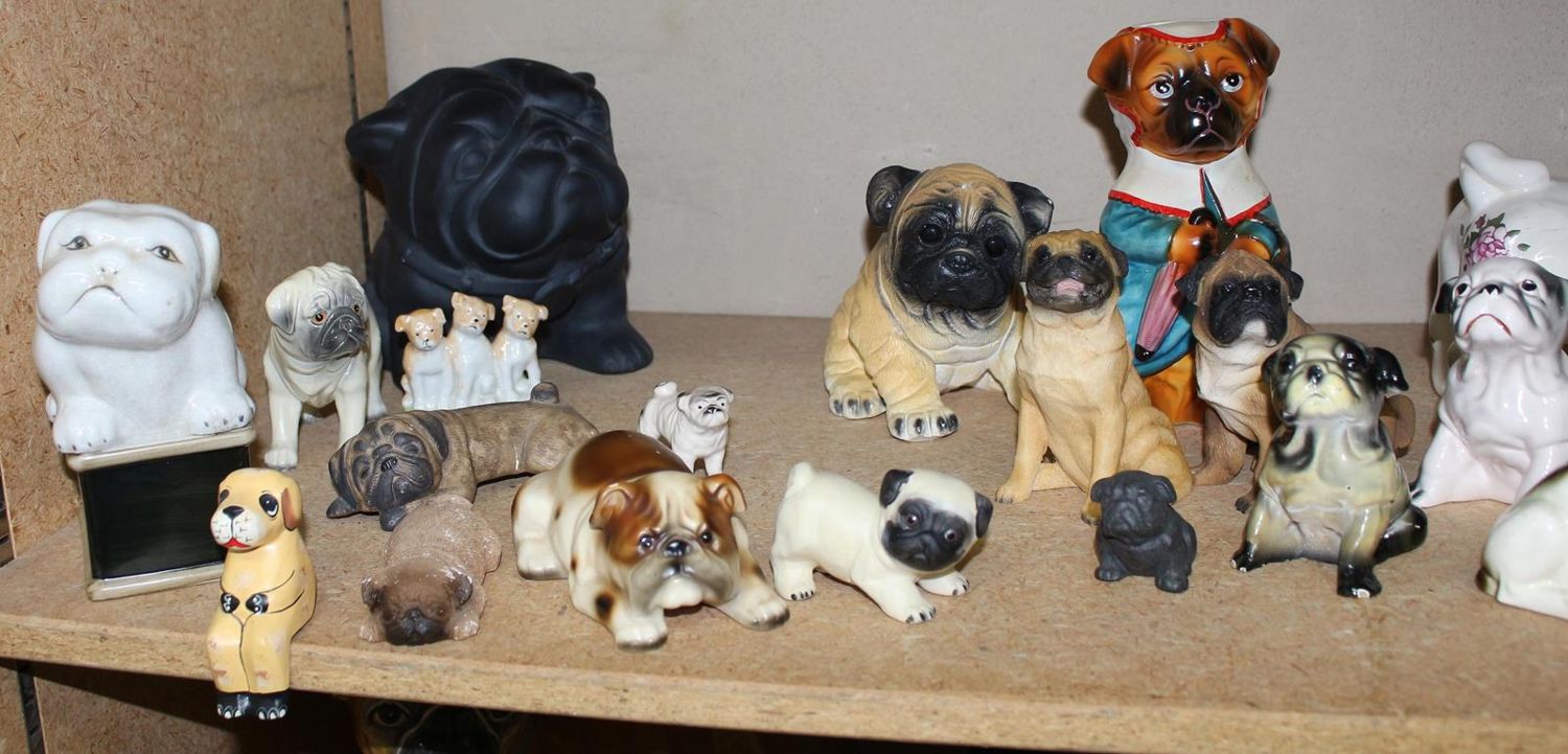 Große Abbildung Nr.20: 122-1320 Mops u. Bulldoggen.: (Varia, Sammlungen)