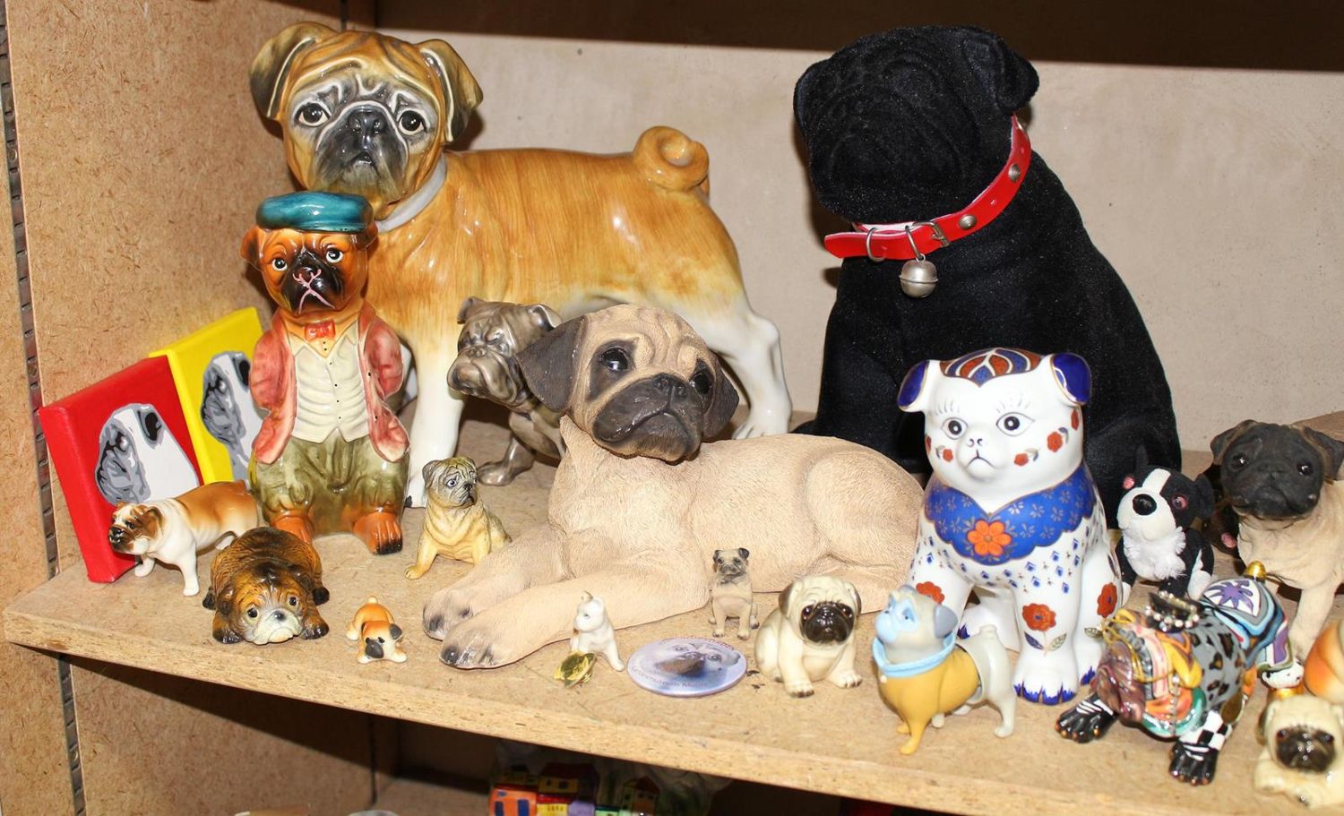 Große Abbildung Nr.22: 122-1320 Mops u. Bulldoggen.: (Varia, Sammlungen)
