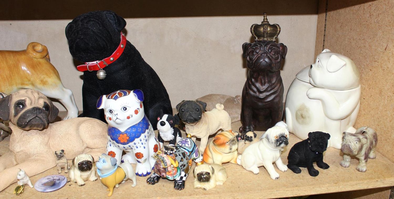 Große Abbildung Nr.24: 122-1320 Mops u. Bulldoggen.: (Varia, Sammlungen)