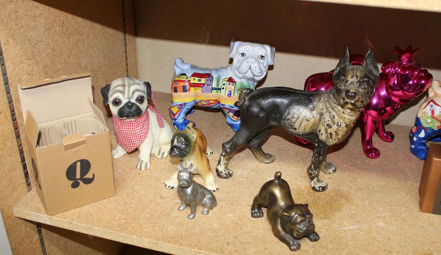 Große Abbildung Nr.26: 122-1320 Mops u. Bulldoggen.: (Varia, Sammlungen)