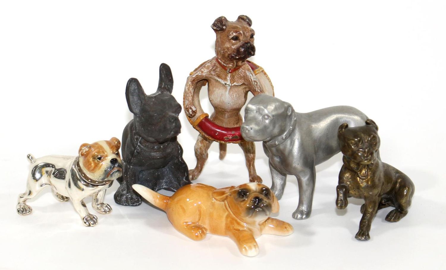 Große Abbildung Nr.3: 122-1320 Mops u. Bulldoggen.: (Varia, Sammlungen)