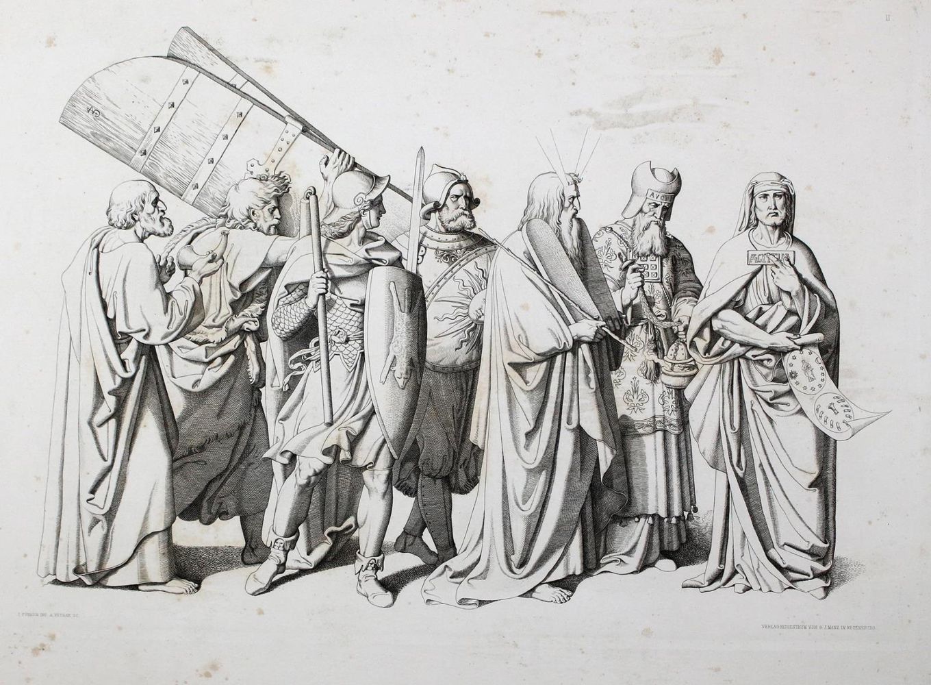 Große Abbildung Nr.1: 122-133 Führich,J.: (Alte Drucke, Handschriften und Theologie)