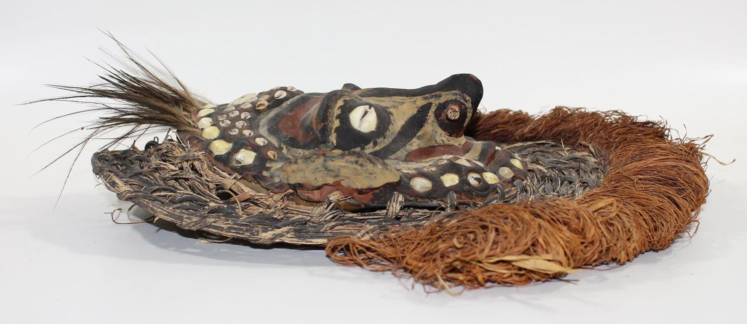 Große Abbildung Nr.3: 122-1345 Maske Sepik Papua: (Afrika)