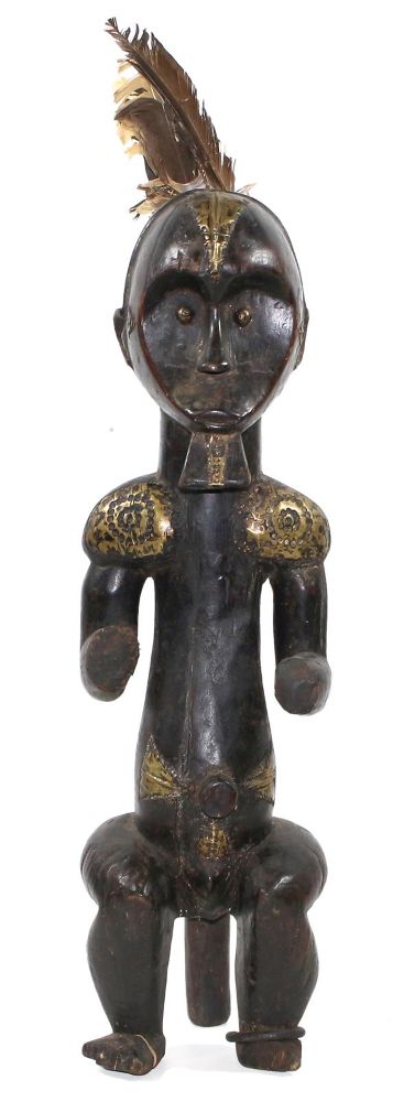 Große Abbildung Nr.1: 122-1371 Lega Bwami Kultfigur: (Afrika, Sammlung Wolfgang Glöckler)