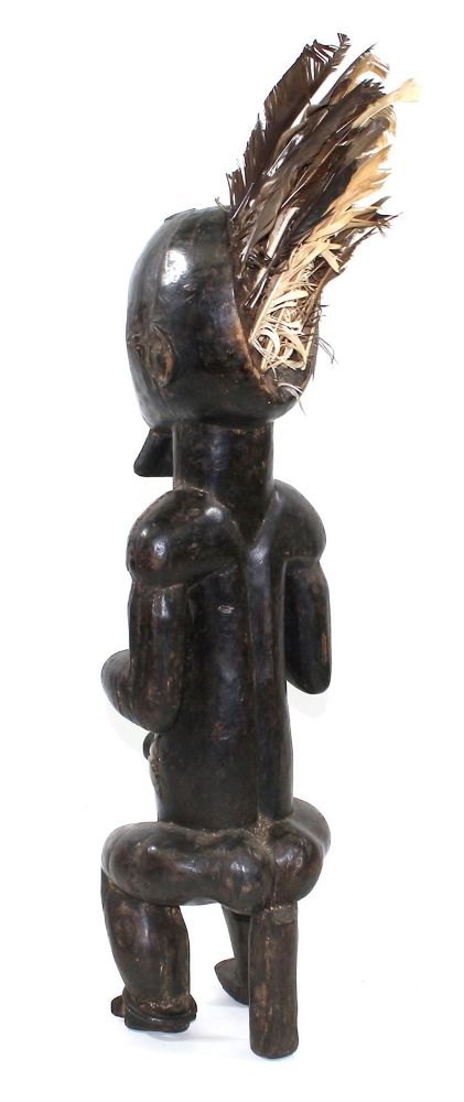 Große Abbildung Nr.3: 122-1371 Lega Bwami Kultfigur: (Afrika, Sammlung Wolfgang Glöckler)