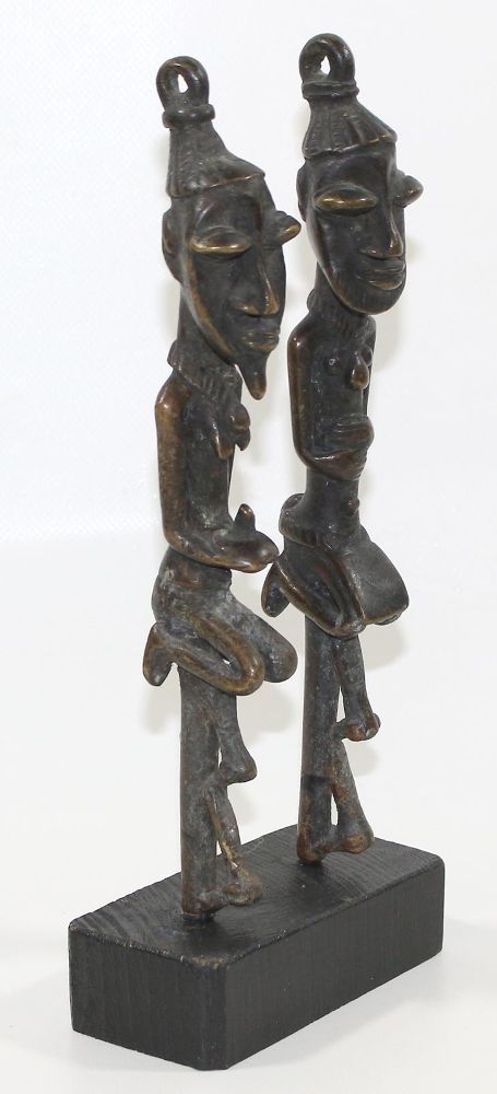 Große Abbildung Nr.2: 122-1383 Paar Edanstäbe Yoruba: (Afrika, Sammlung Nerlich München)