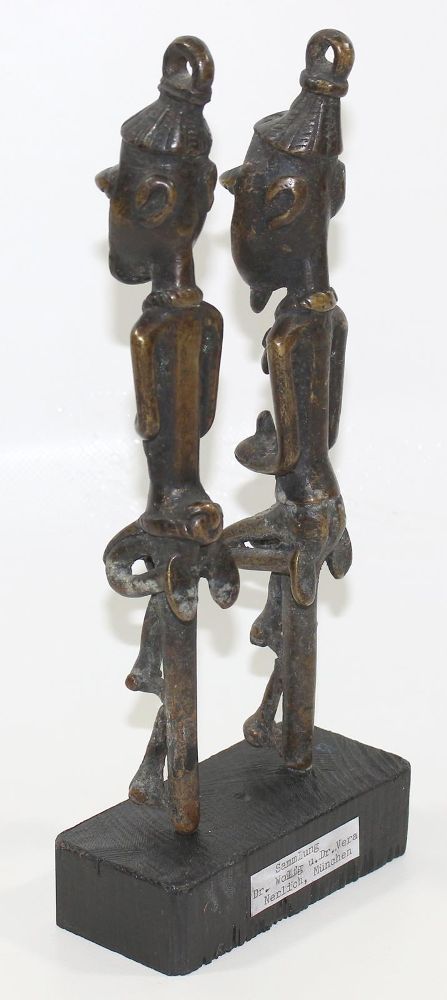 Große Abbildung Nr.3: 122-1383 Paar Edanstäbe Yoruba: (Afrika, Sammlung Nerlich München)