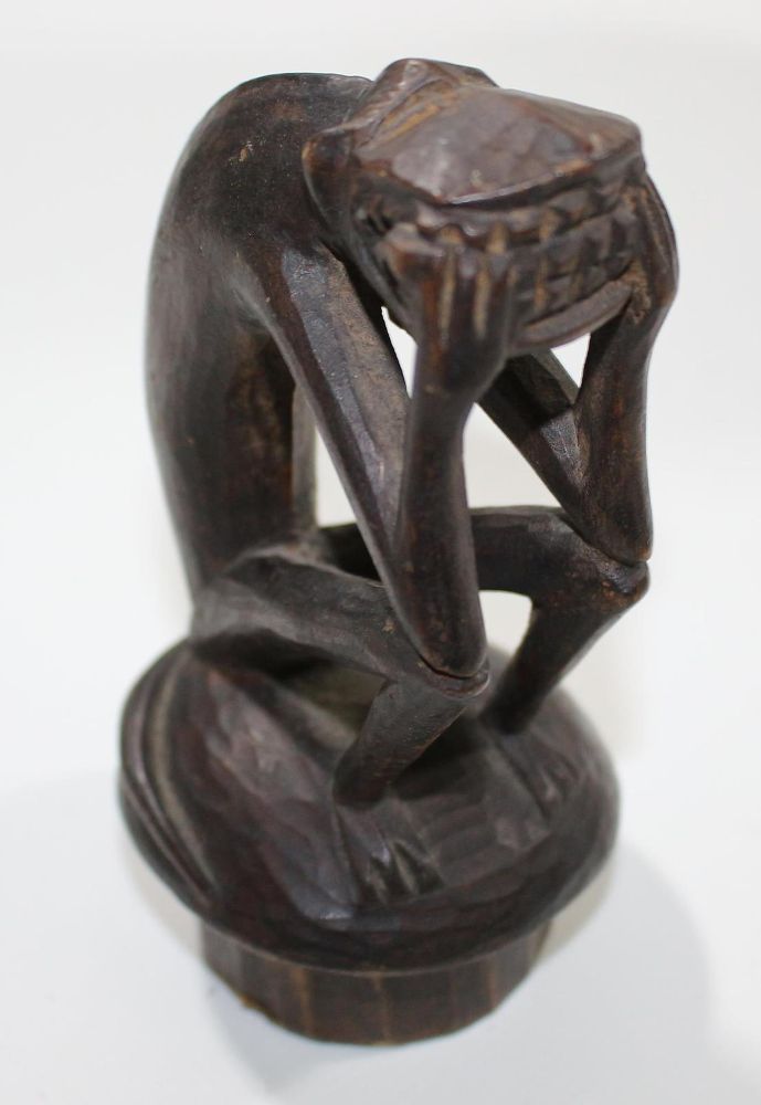 Große Abbildung Nr.4: 122-1390 Senufo sitzende Mutterfigur: (Afrika)