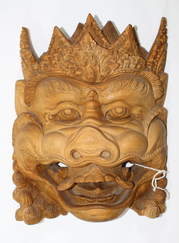 Große Abbildung Nr.2: 122-1393 4 asiatische Holzskulpturen.: (Asiatika)