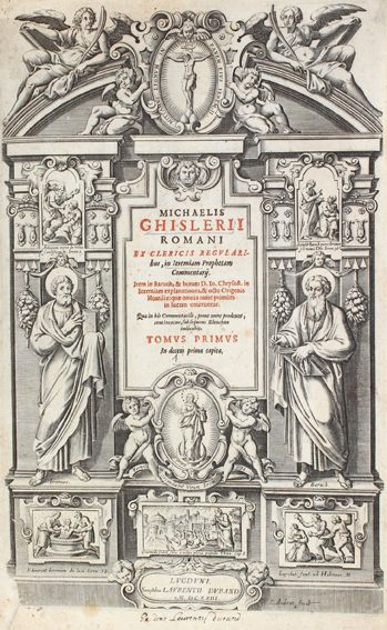 Große Abbildung Nr.1: 122-140 Ghisleri,M.: (Alte Drucke, Handschriften und Theologie)