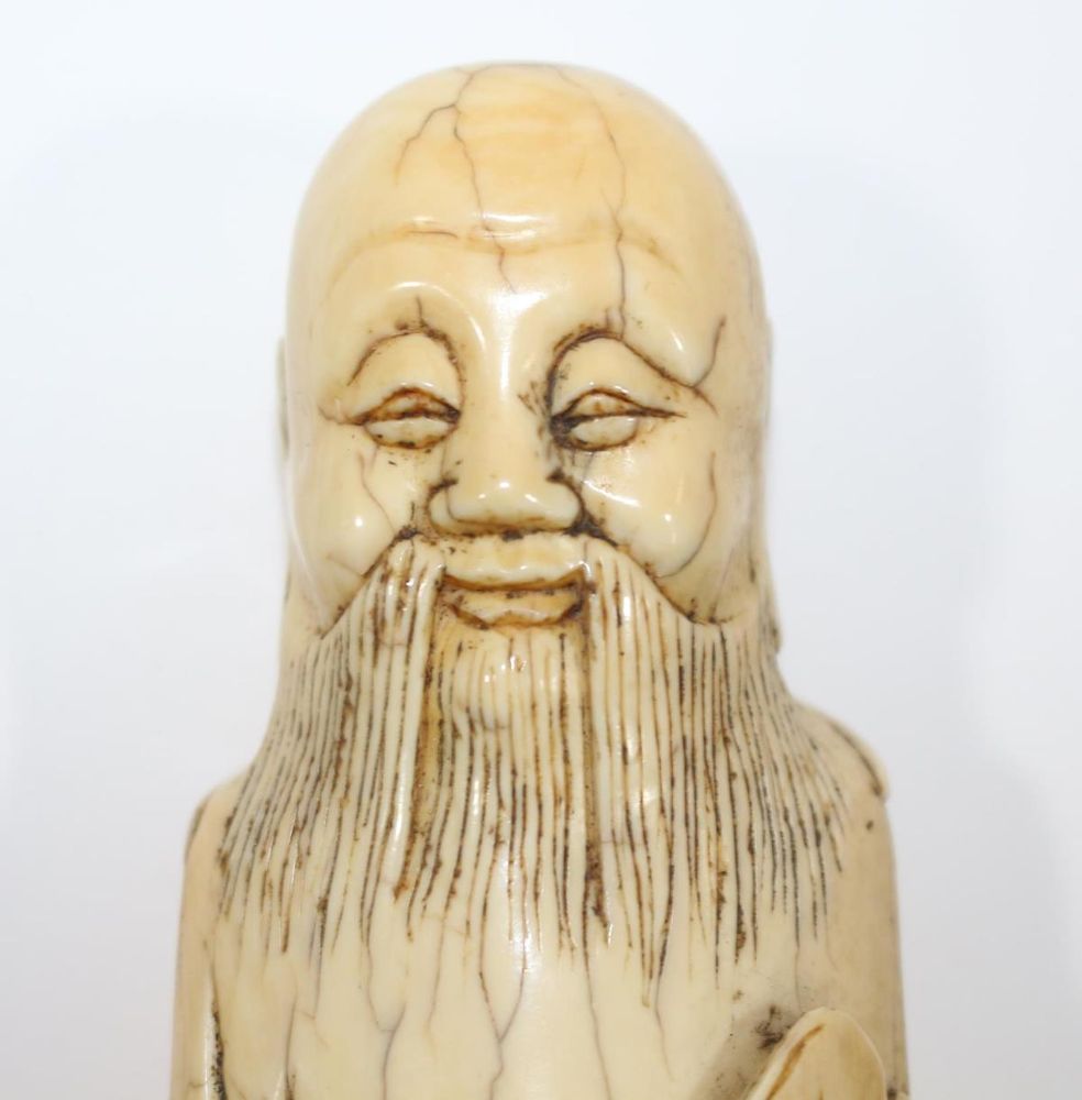 Große Abbildung Nr.4: 122-1403 China Elfenbeinfigur des: (Asiatika)