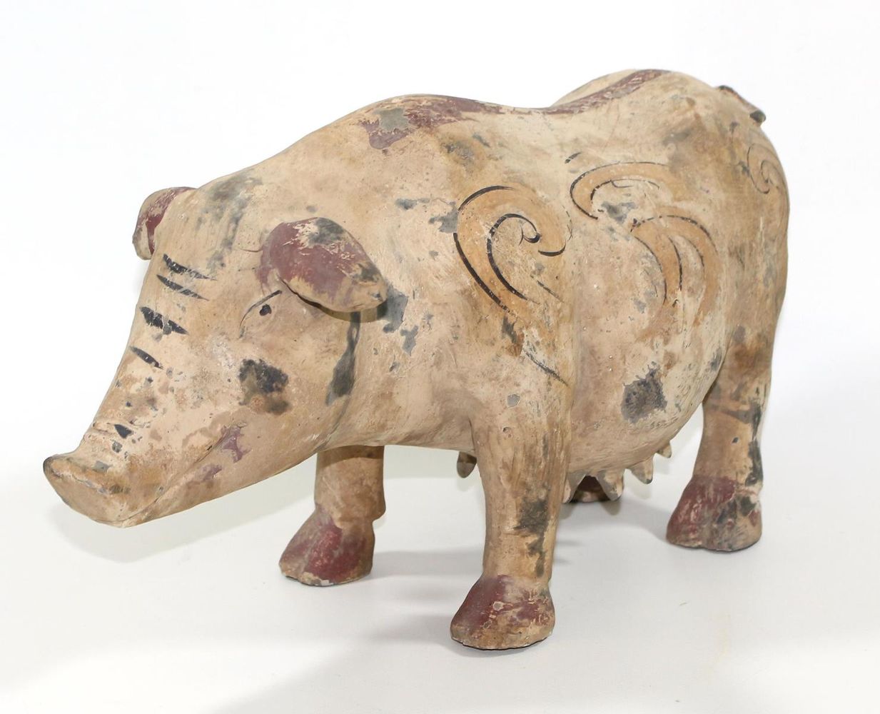 Große Abbildung Nr.2: 122-1410 China Schwein Terracotta.: (Asiatika)