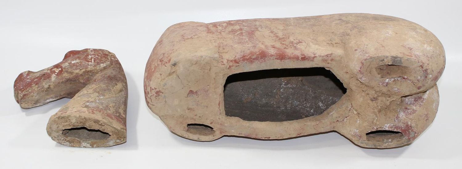 Große Abbildung Nr.5: 122-1412 China Tang Terrakotta Pferd.: (Asiatika)
