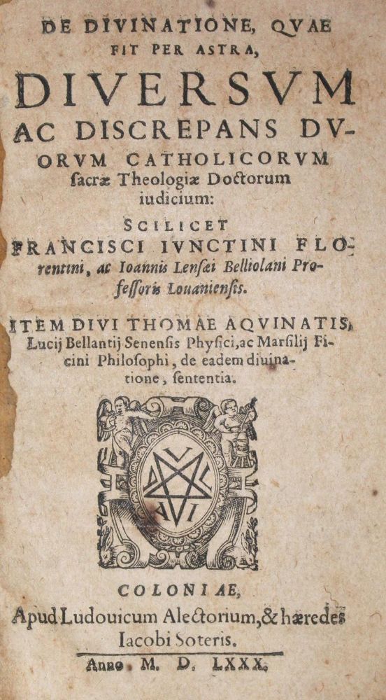 Große Abbildung Nr.1: 122-144 Giuntini,F. u. J.de Lens.: (Alte Drucke, Handschriften und Theologie)