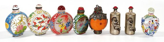 Große Abbildung Nr.1: 122-1471 Snuffbottles Slg.: (Asiatika)