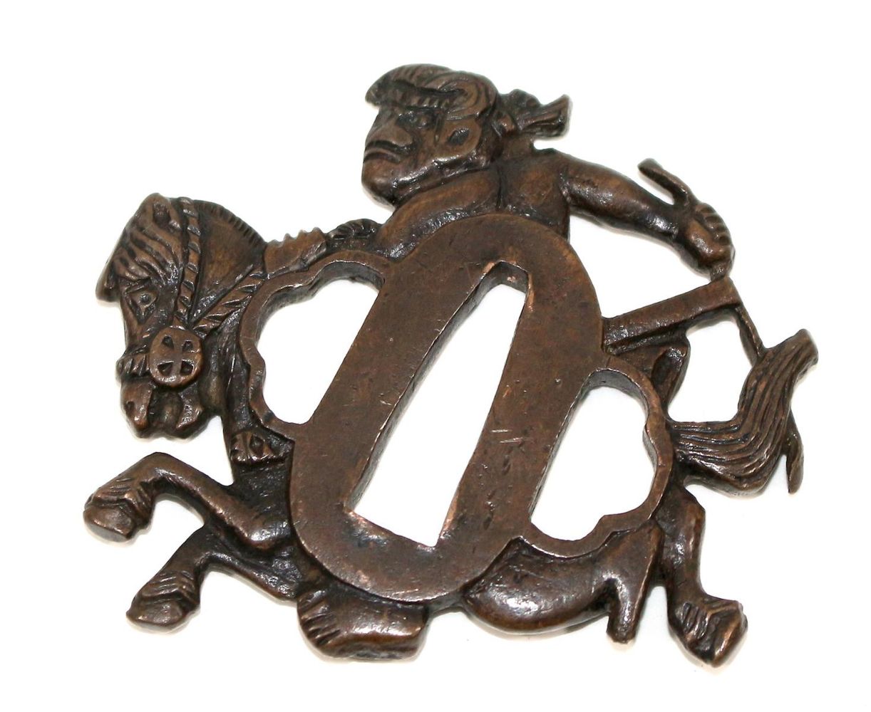 Große Abbildung Nr.1: 122-1491 Tsuba Japan Edo-Zeit: (Asiatika, Tsuba, Collection Gaston Louis Vuitton)