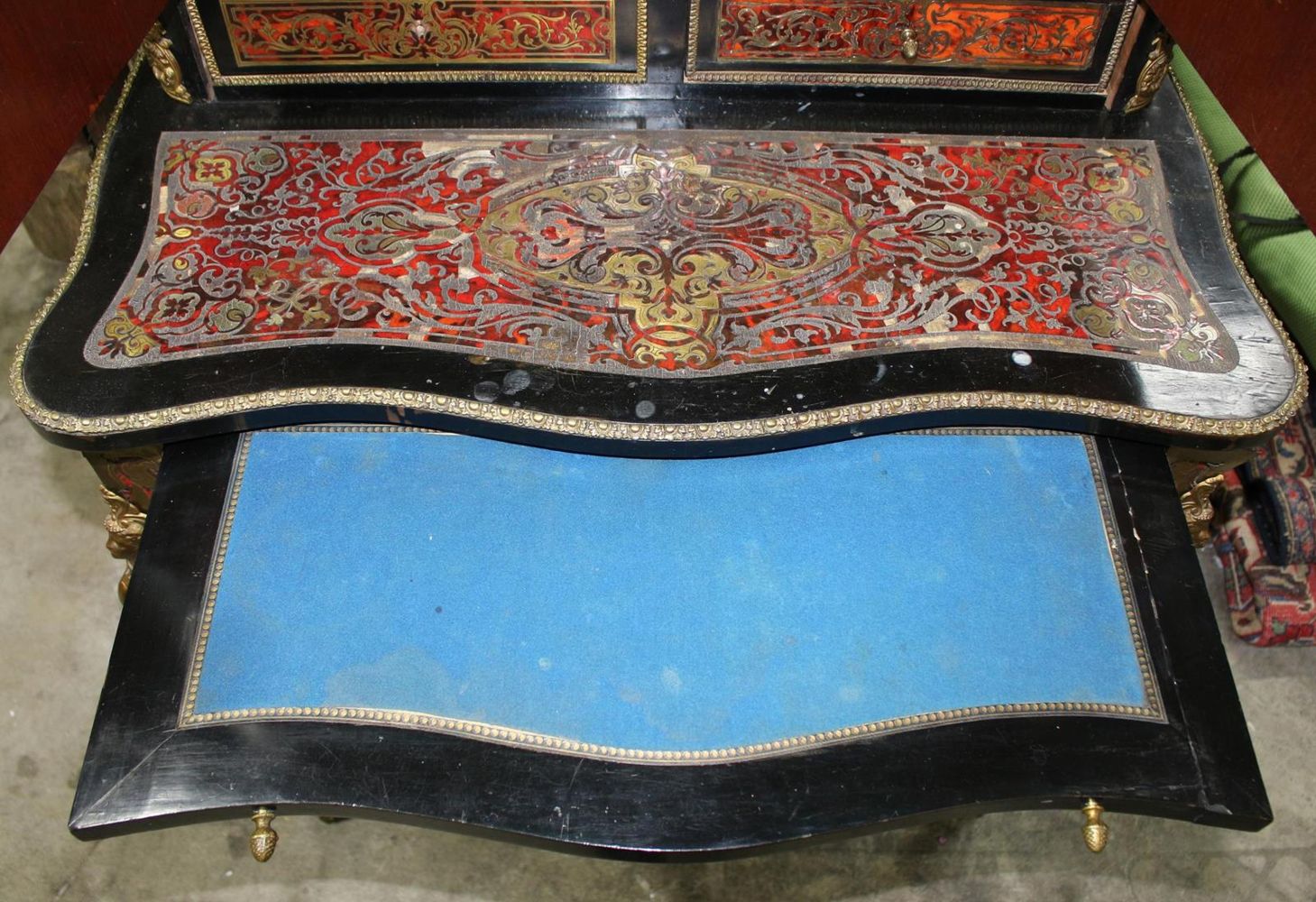 Große Abbildung Nr.5: 122-1506 Boulle Schreibtisch: (Möbel)