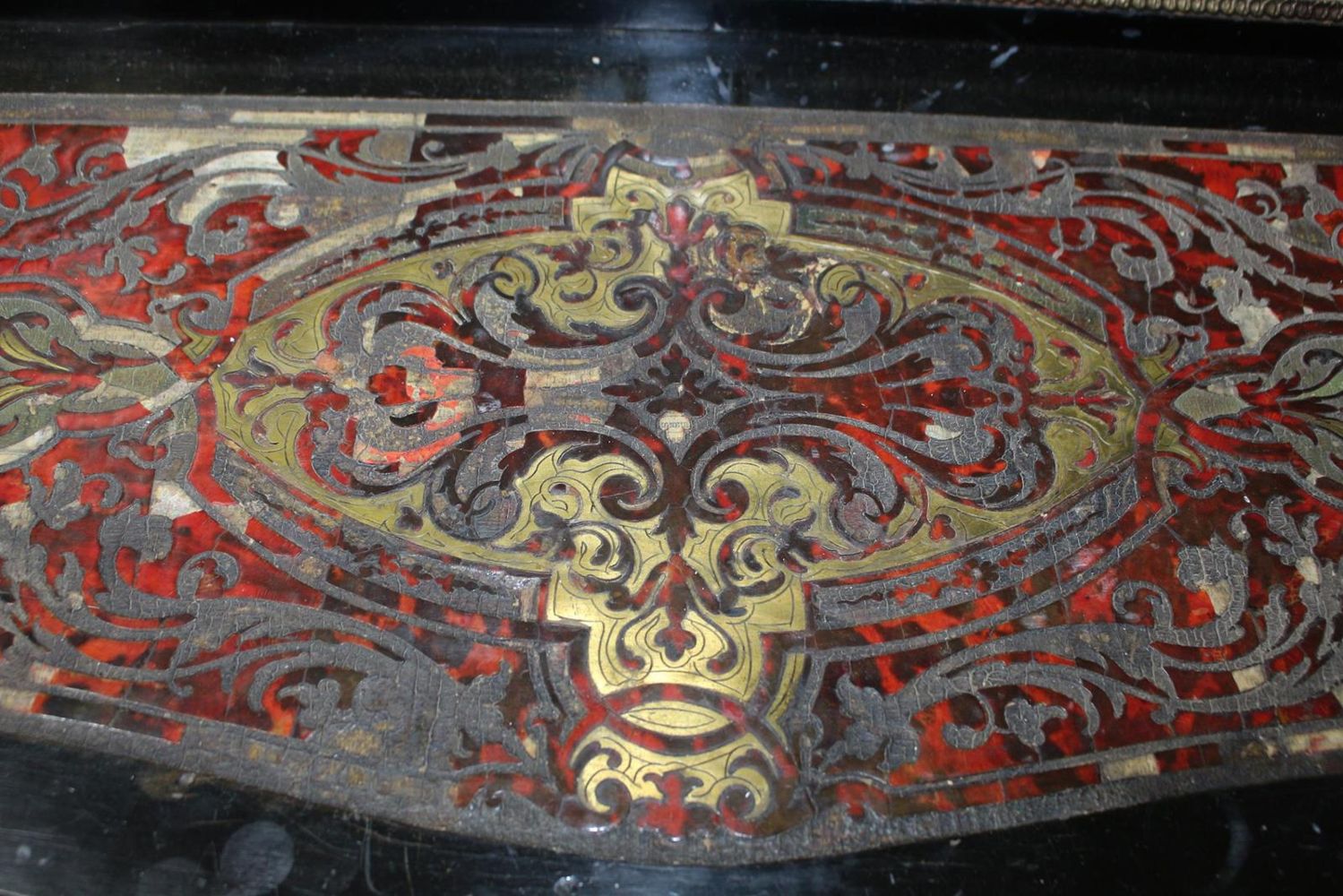 Große Abbildung Nr.6: 122-1506 Boulle Schreibtisch: (Möbel)