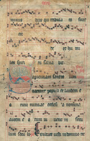 Große Abbildung Nr.2: 122-152 Einbandmakulatur.: (Handschriften)