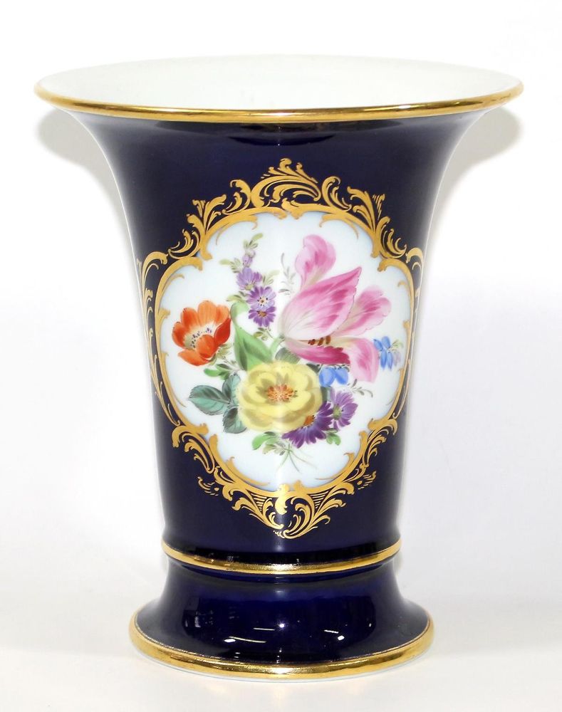 Große Abbildung Nr.1: 122-1537 Meissen Kratervase: (Porzellan u. Keramik, Meissen)