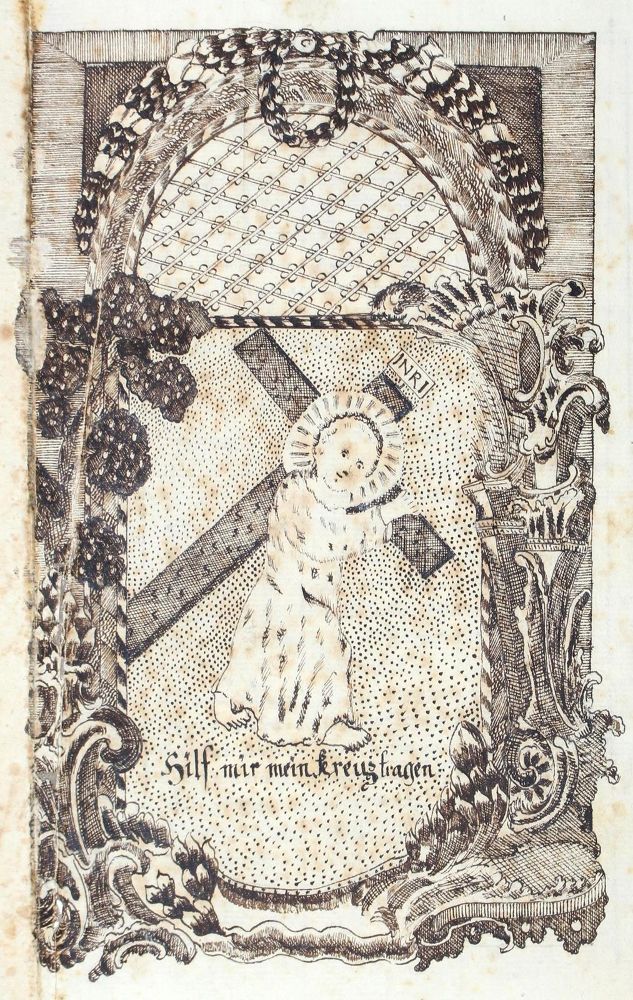 Große Abbildung Nr.1: 122-155 Hilf mir mein Kreuz tragen.: (Handschriften)