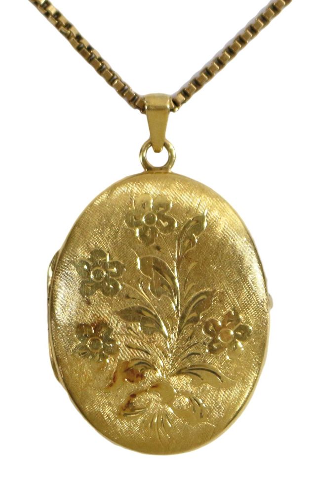 Große Abbildung Nr.1: 122-1551 750 GG-Medaillon u.: (Schmuck, Anhänger)