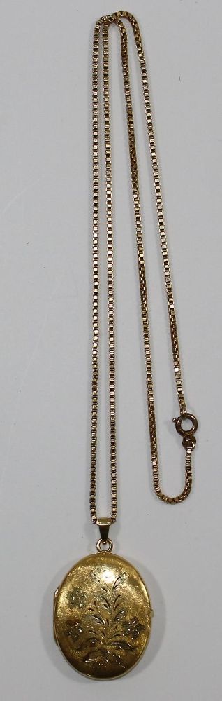 Große Abbildung Nr.4: 122-1551 750 GG-Medaillon u.: (Schmuck, Anhänger)