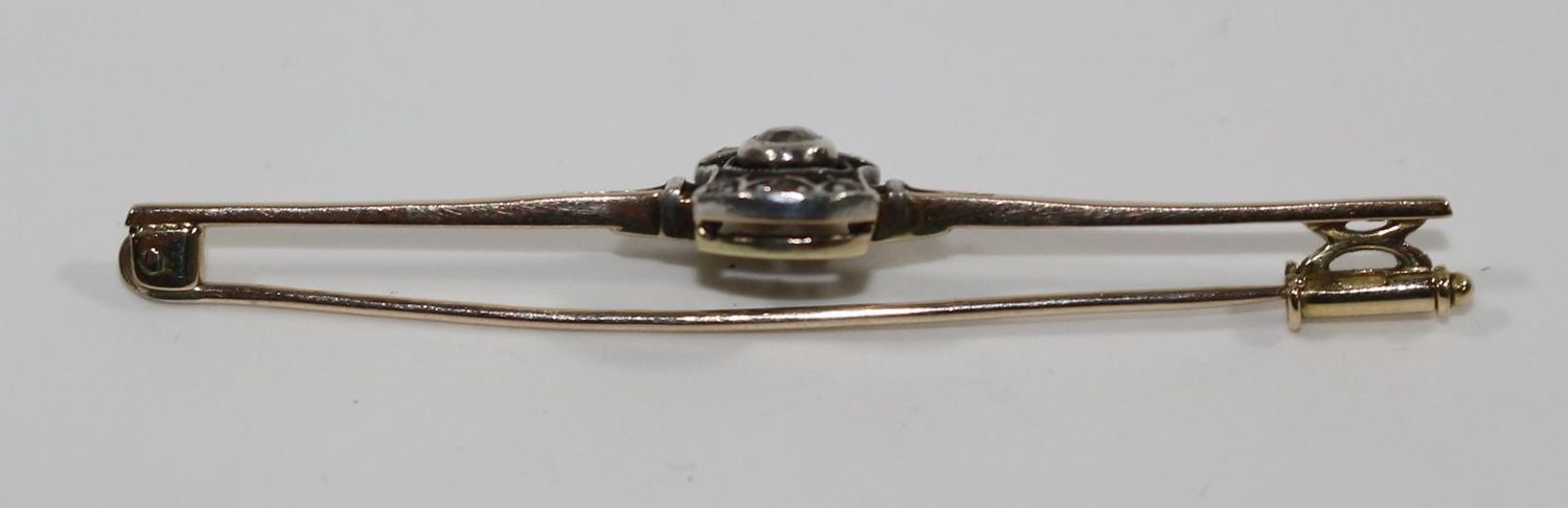 Große Abbildung Nr.2: 122-1562 Diamantbrosche: (Schmuck, Broschen)