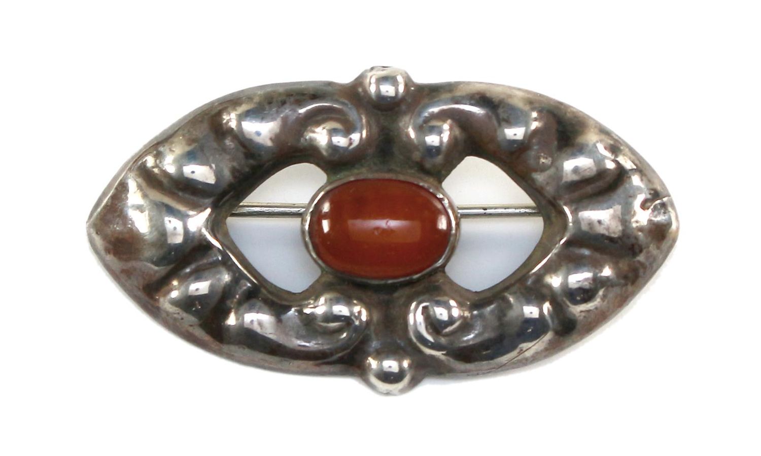 Große Abbildung Nr.1: 122-1564 Jugendstilbrosche Dänemark: (Schmuck, Broschen)