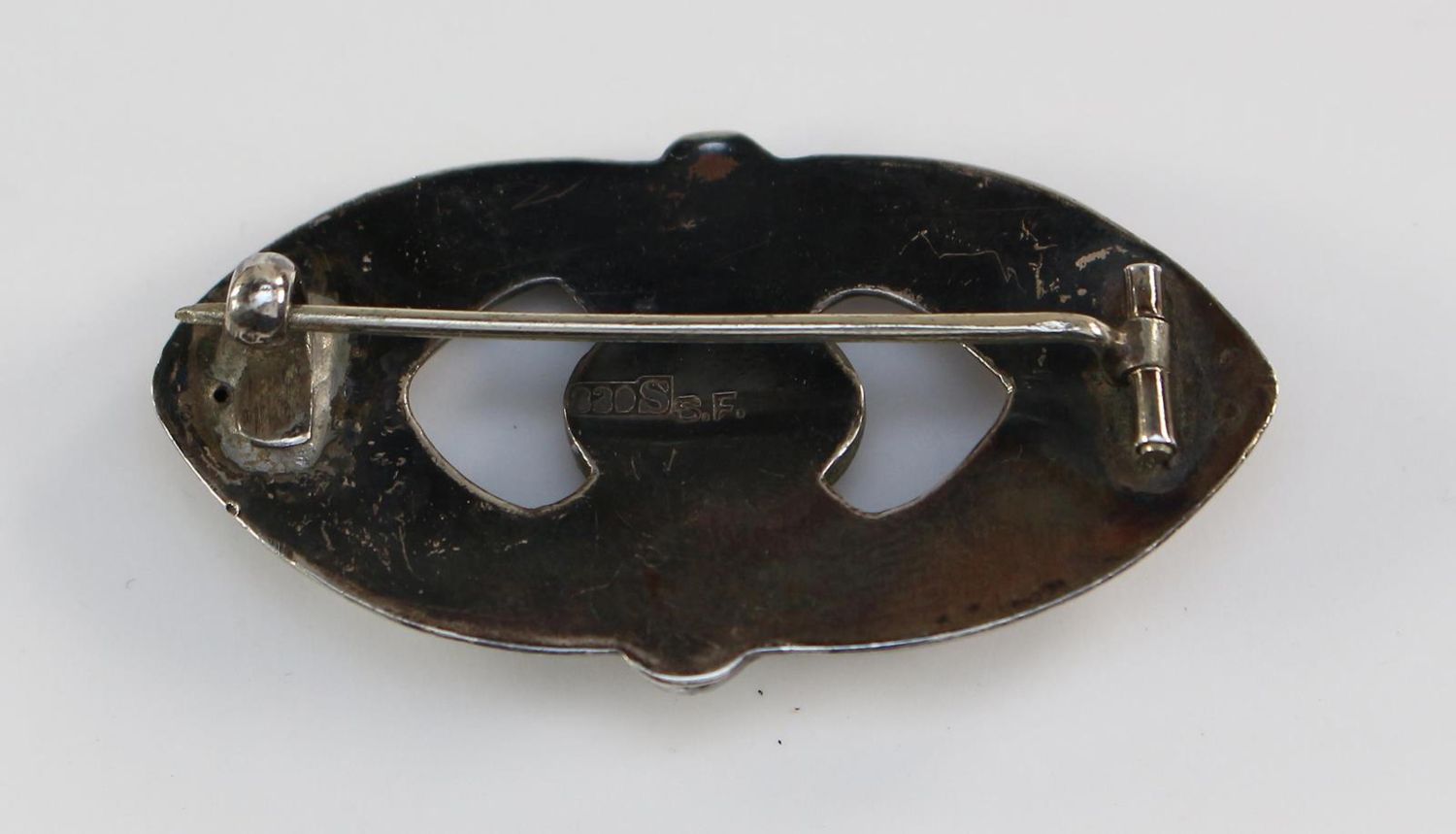 Große Abbildung Nr.2: 122-1564 Jugendstilbrosche Dänemark: (Schmuck, Broschen)