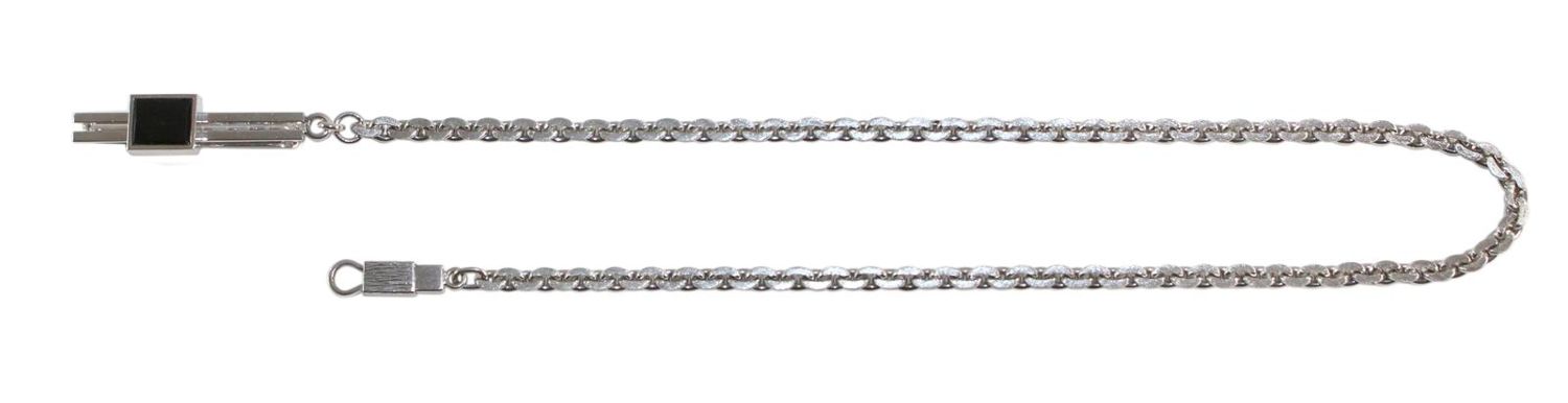 Große Abbildung Nr.1: 122-1596 Uhrkette 750 WG.: (Schmuck, DRC Pforzheim)