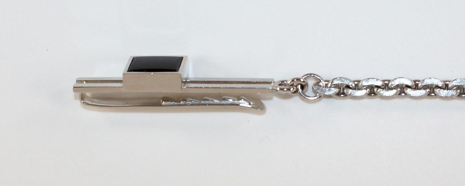 Große Abbildung Nr.2: 122-1596 Uhrkette 750 WG.: (Schmuck, DRC Pforzheim)