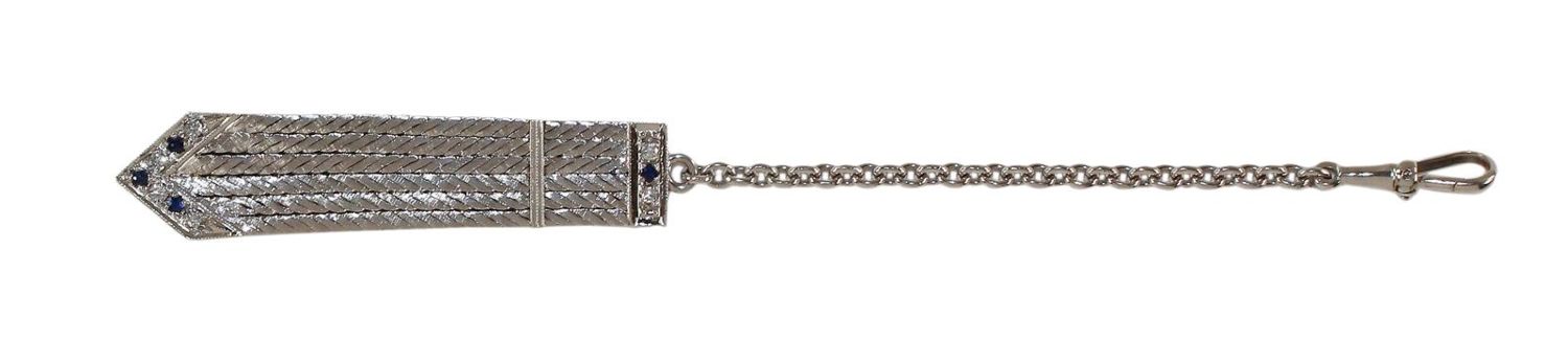 Große Abbildung Nr.1: 122-1597 Uhrkette 750 WG.: (Schmuck, DRC Pforzheim)