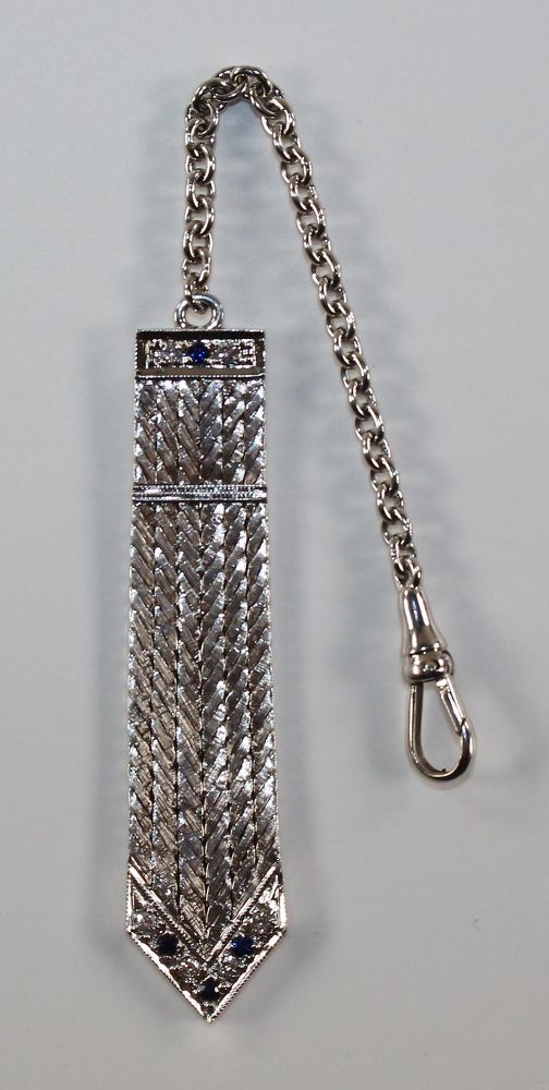 Große Abbildung Nr.2: 122-1597 Uhrkette 750 WG.: (Schmuck, DRC Pforzheim)