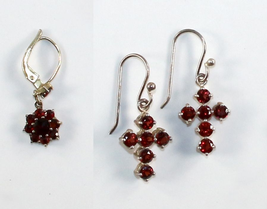 Große Abbildung Nr.3: 122-1608 Granatschmuck: (Schmuck, Sammlungen)