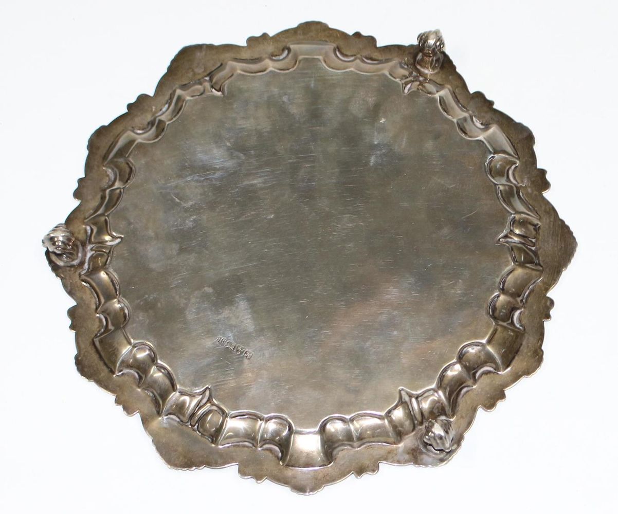 Große Abbildung Nr.2: 122-1633 Silbertablett Chester: (Silber)