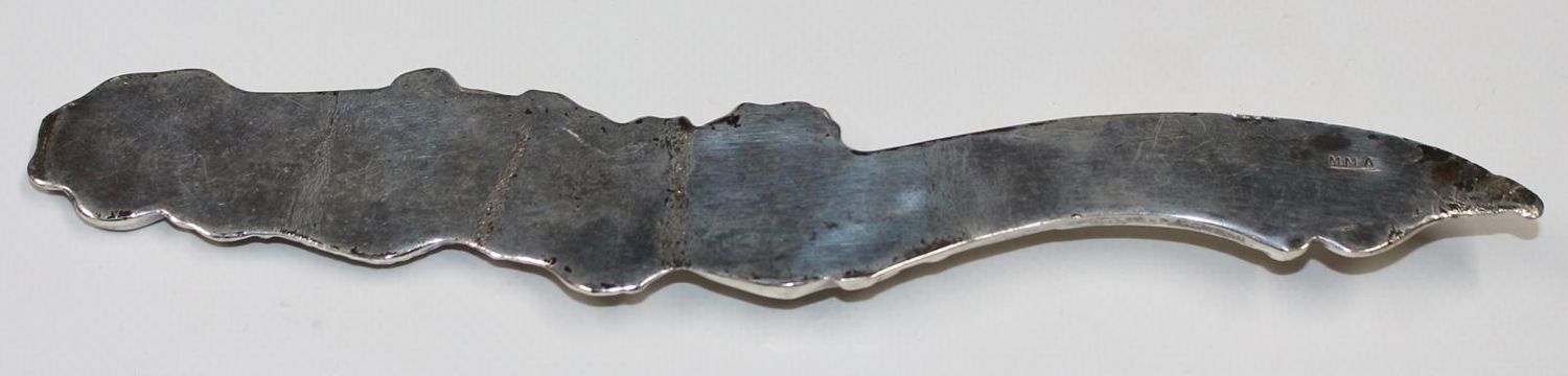 Große Abbildung Nr.2: 122-1638 Brieföffner MMA: (Silber, Versilbertes)