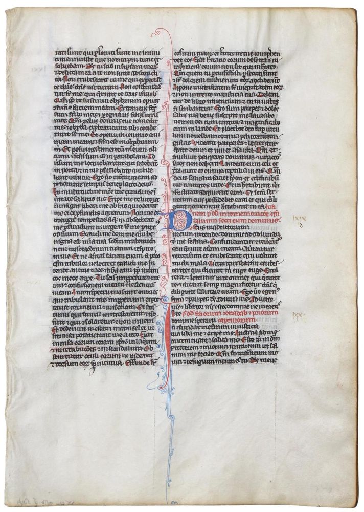 Große Abbildung Nr.1: 122-165 Biblia latina.: (Handschriften, Perlbibel)