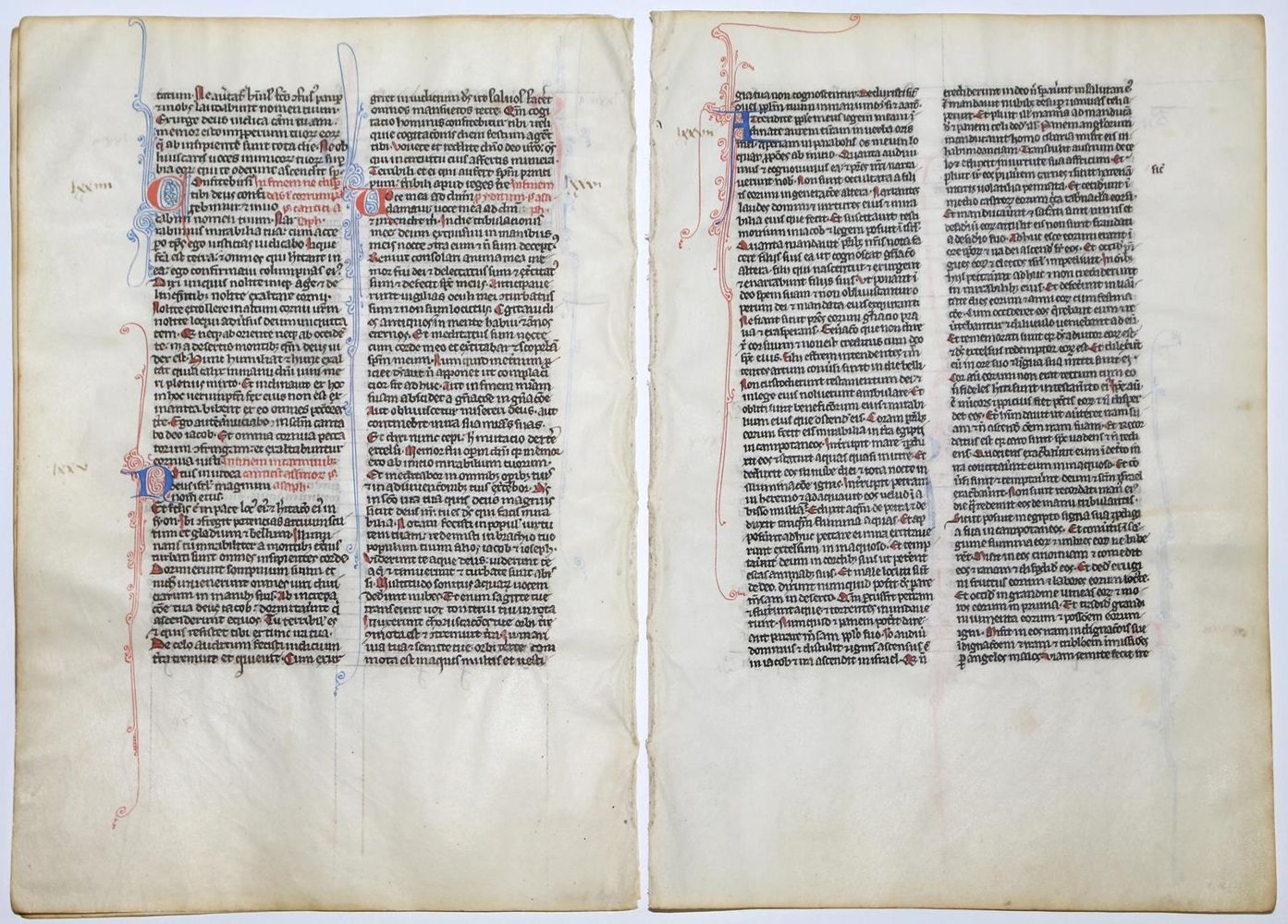 Große Abbildung Nr.3: 122-165 Biblia latina.: (Handschriften, Perlbibel)