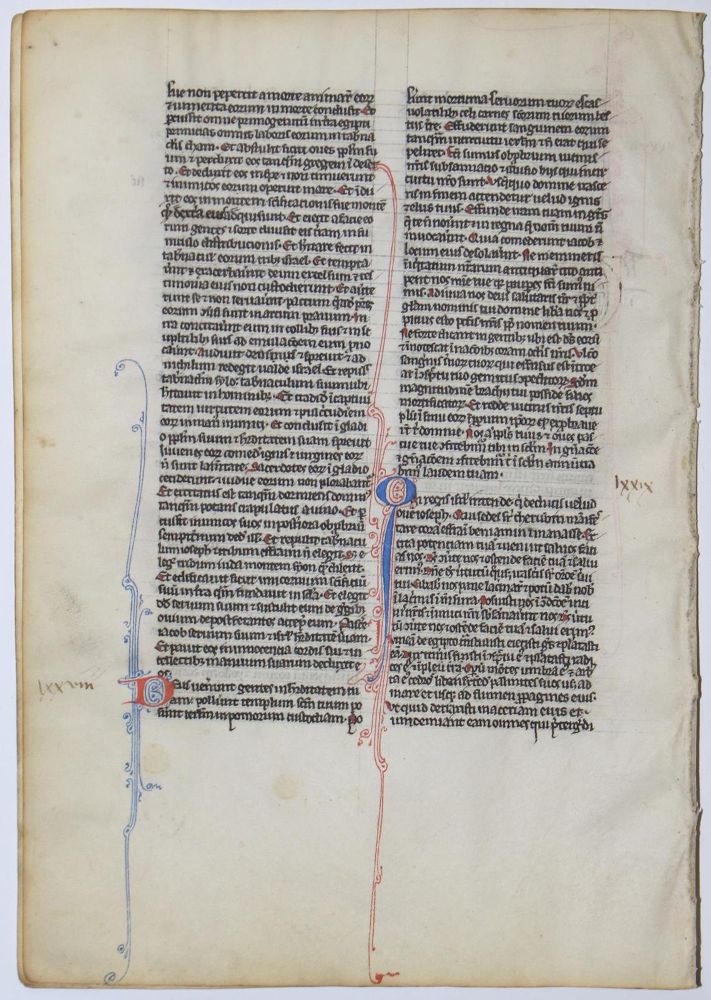 Große Abbildung Nr.4: 122-165 Biblia latina.: (Handschriften, Perlbibel)